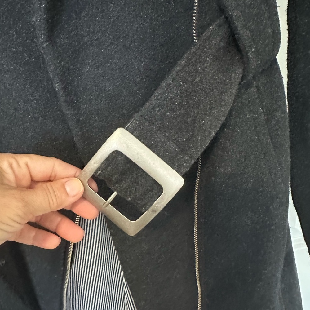 Wool Jacket( Dark Gray) - image 5